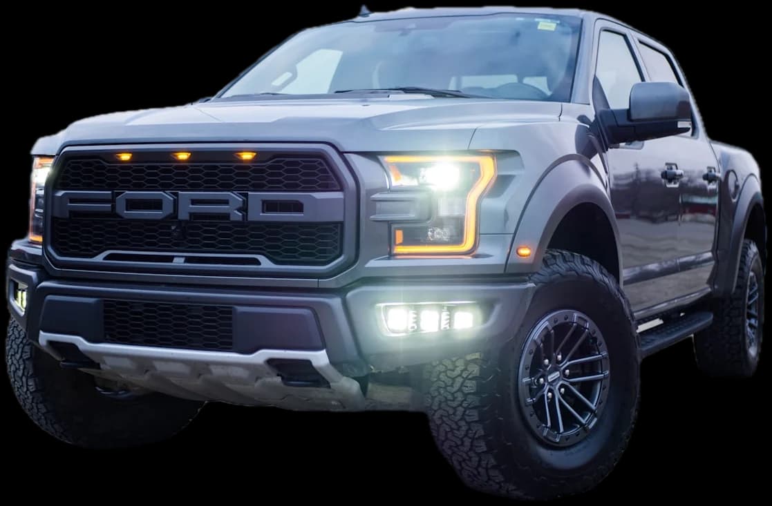 Pickup gris recortada, importada de subasta